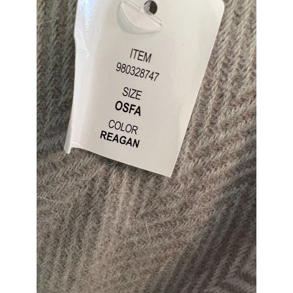 NWT Woolrich Shawl Sweater Lagenlook ONE SIZE Poncho Fringed Oversized Cardigan - Picture 6 of 8